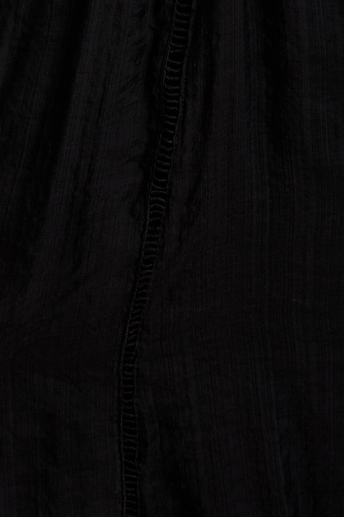 Larisa Midi Dress in Black fabric