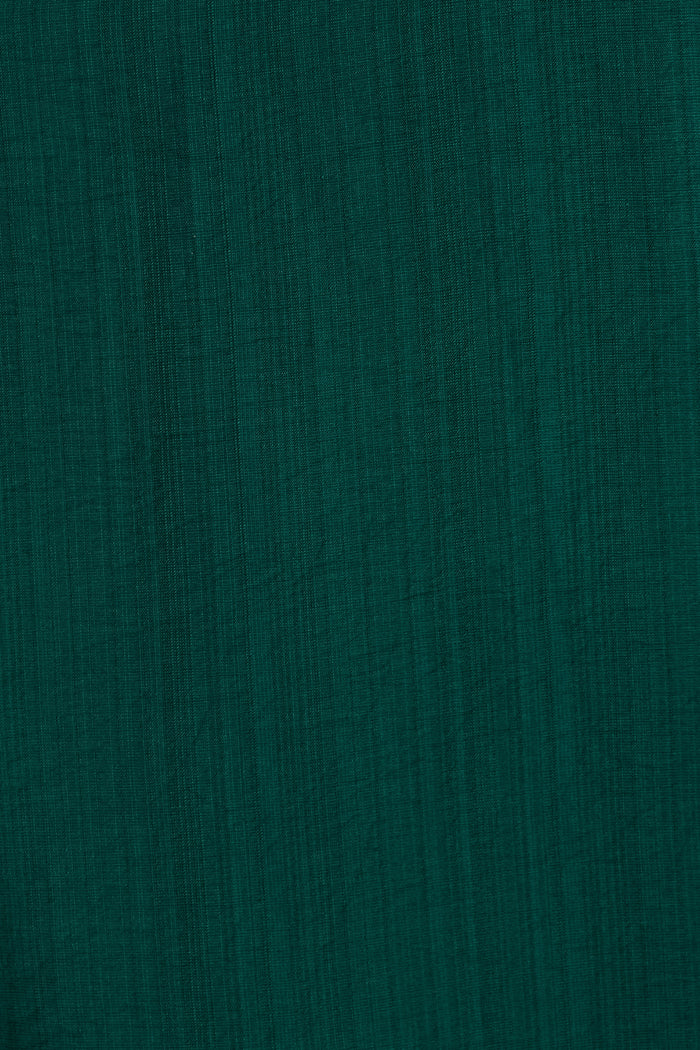 Elana Midi Shirt Dress in Green fabric