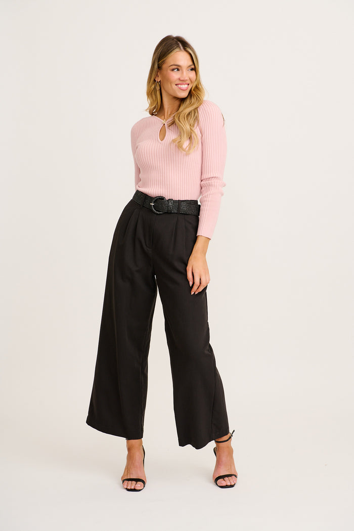 Lyla Pants in Black full length