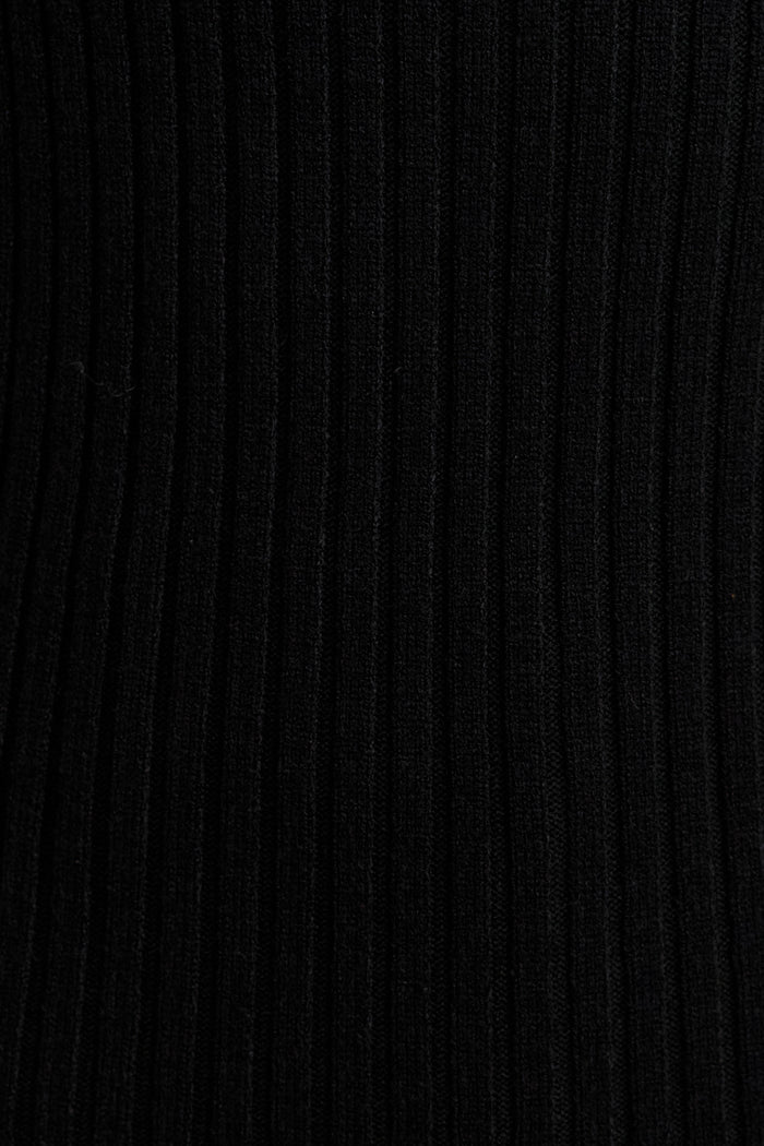 Afra Knit Top in Black fabric
