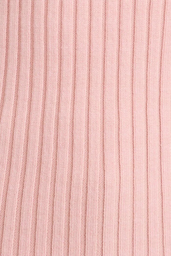 Afra Knit Top in Blush fabric