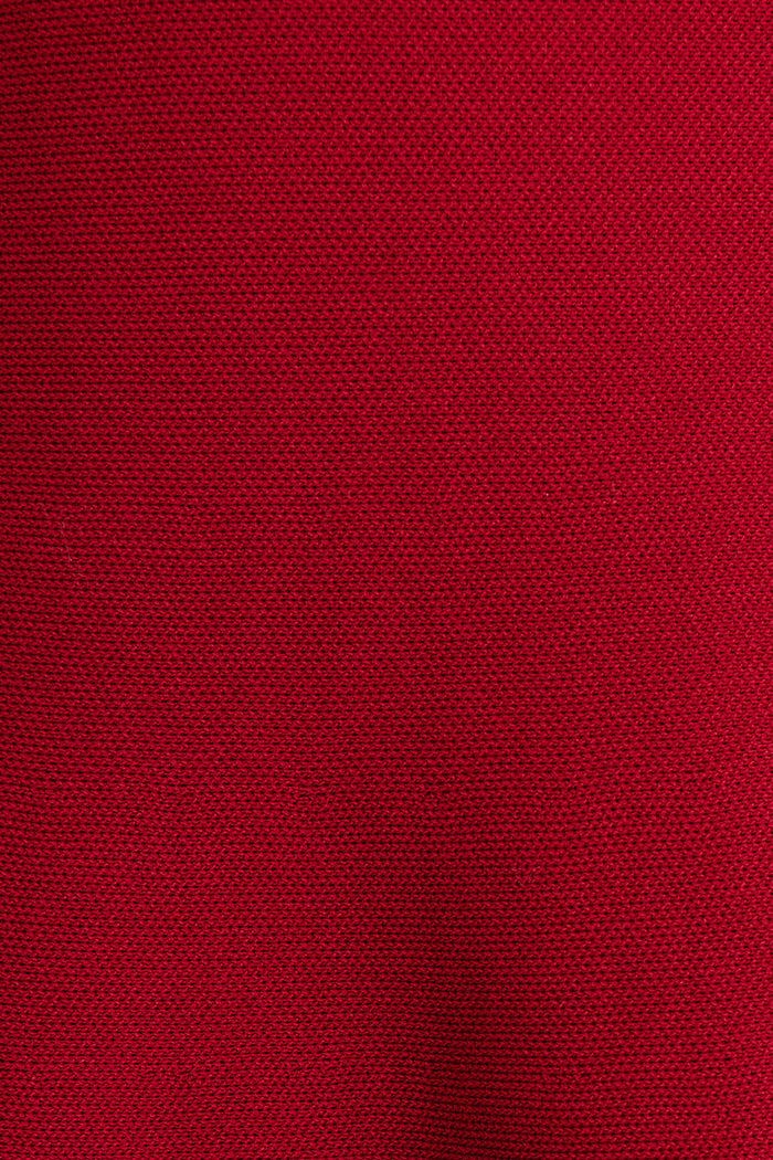 Emeline Knit Dress in Wine fabric