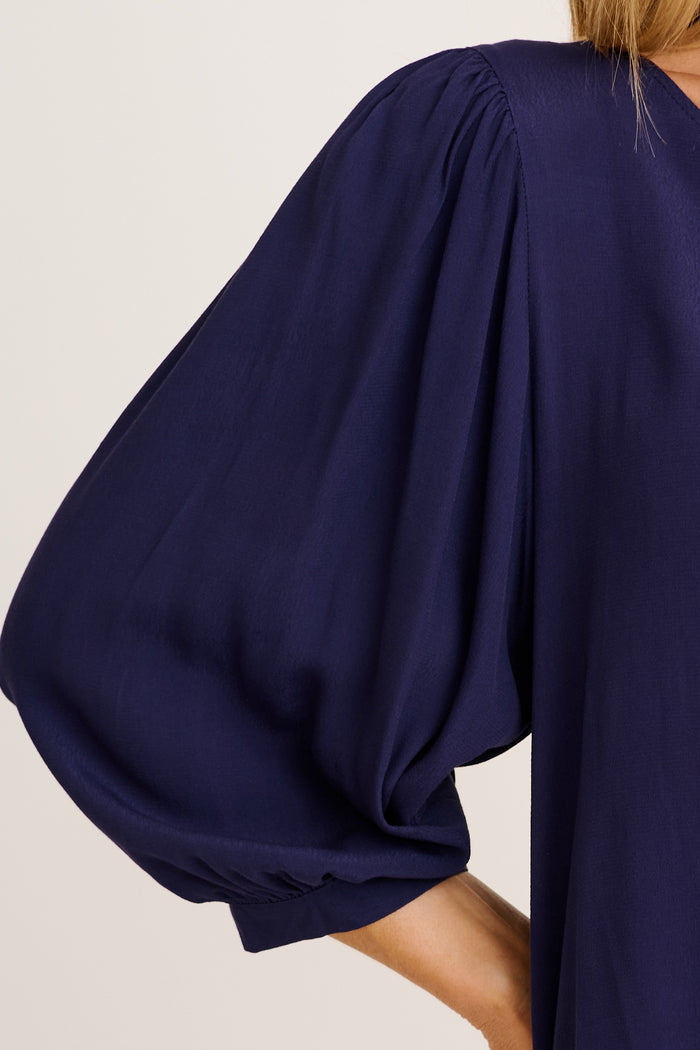 Danity Glow Top in Navy detail
