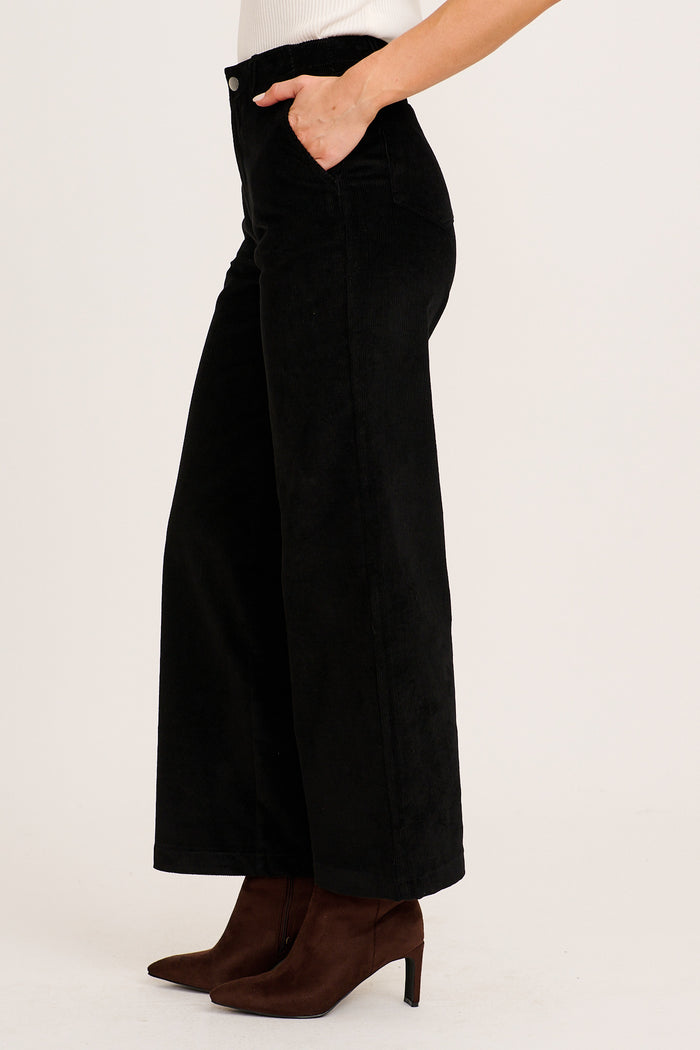 Swift Pant in Black Corduroy side