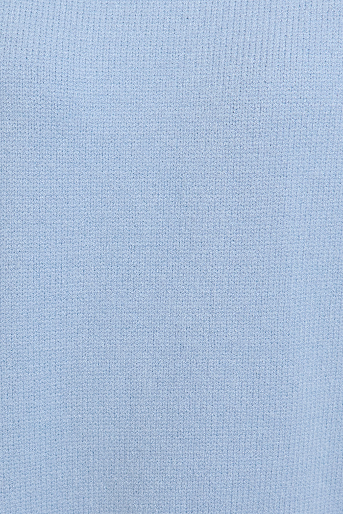 Lulwa Knit in Blue Cotton Blend fabric