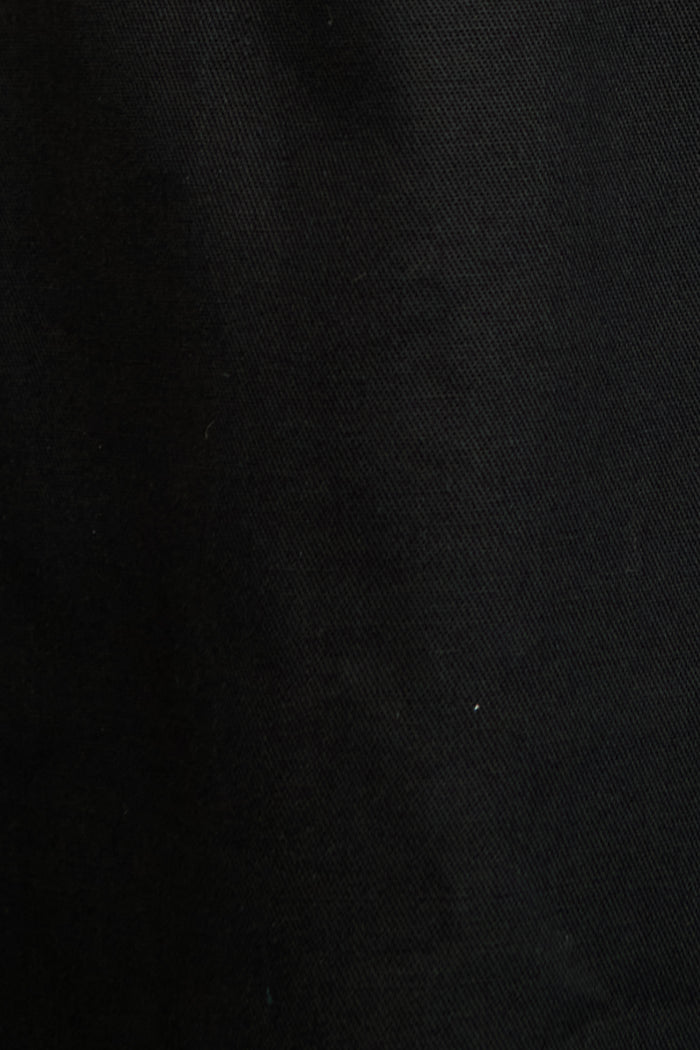 Cottesloe Shirt Dress in Black Cotton fabric