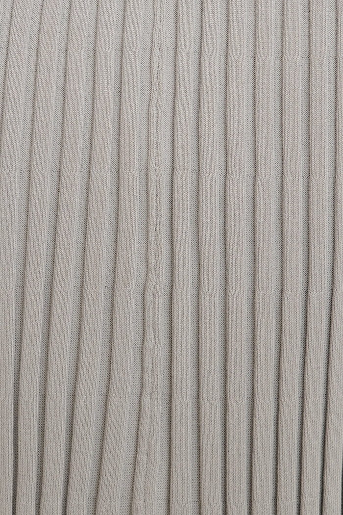 Thistle Midi Knit Dress in Grey fabric