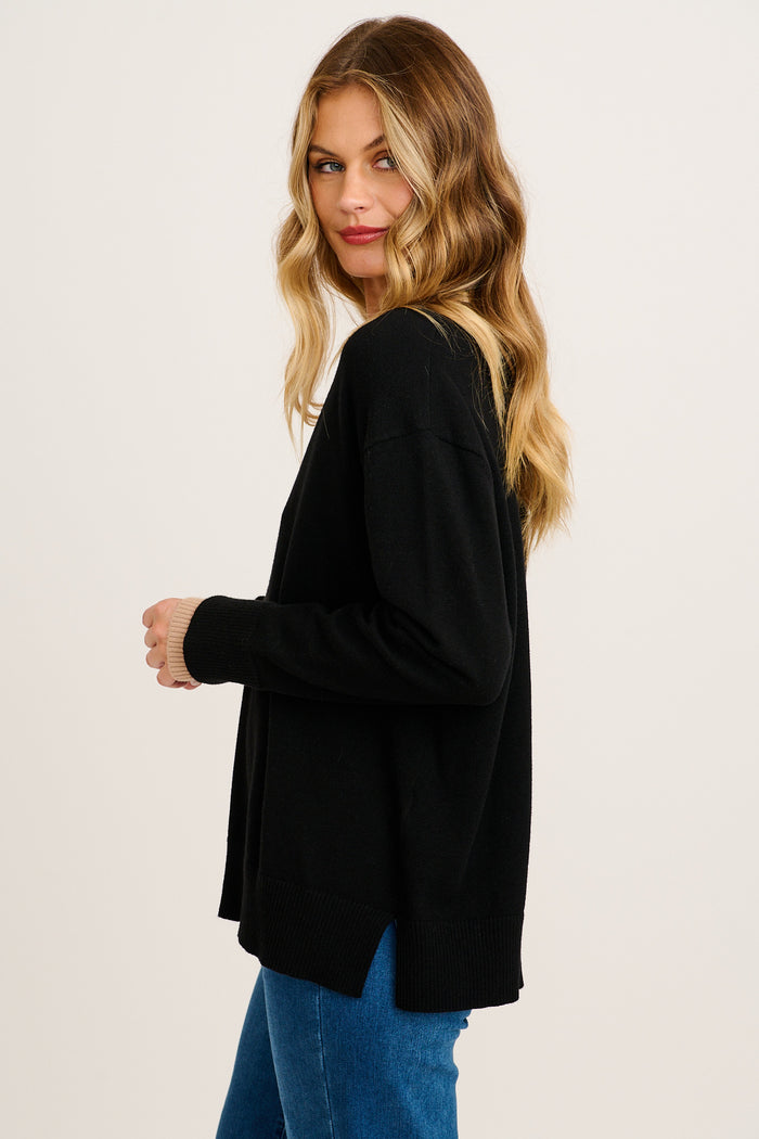 Oleander Knit in Black side