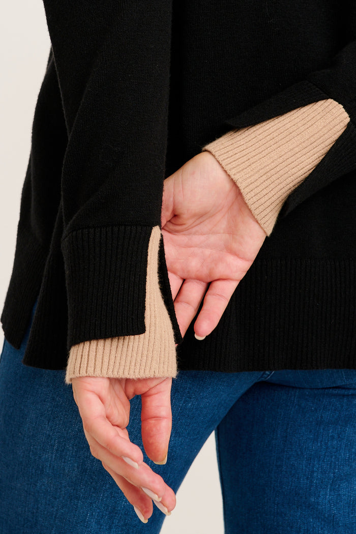 Oleander Knit in Black detail