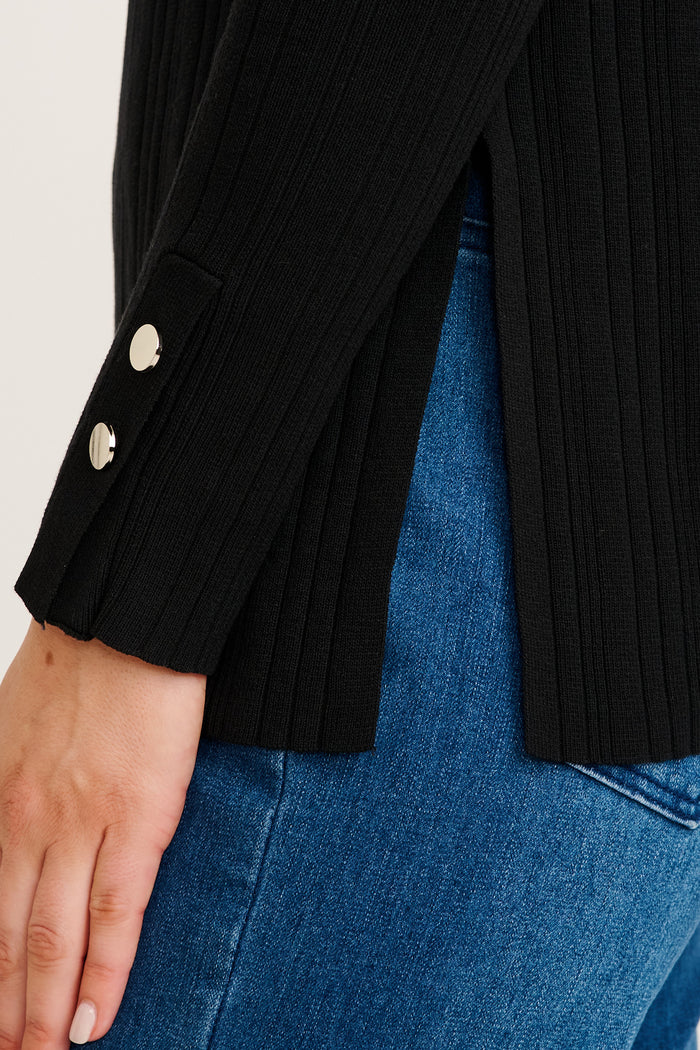 Maddalena Knit in Black detail