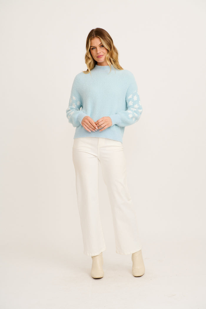 Diya Knit in Blue full length