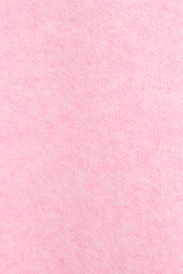 Winter Sun Knit Cardigan in Pink Wool Blend fabric