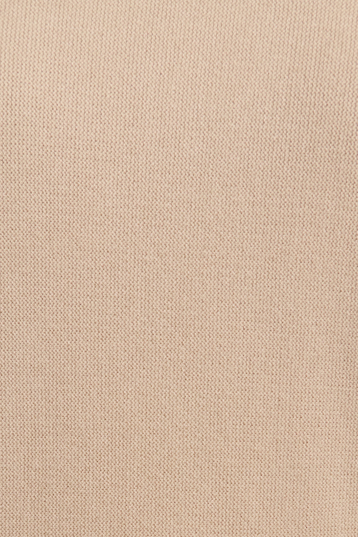 Nadiyya Knit in Beige Cotton Blend fabric