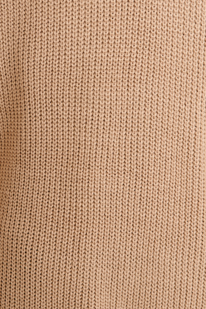 Sita Knit Cardigan in Beige Wool Blend fabric