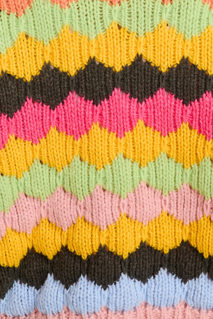 Ultimate Cosy Knit Cardigan in Multi Wool Blend fabric
