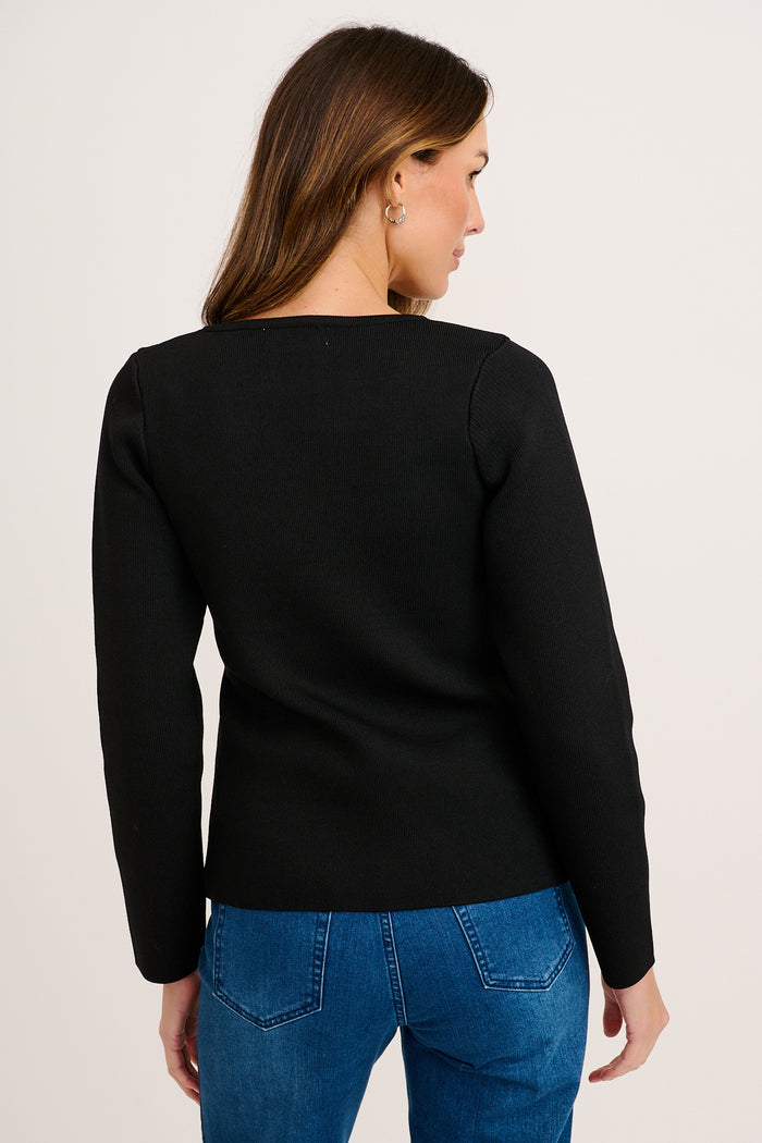 Dignify Knit in Black back
