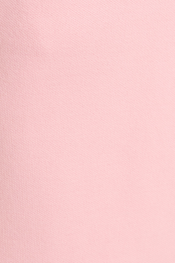 Luxe Knit Coat in Pink fabric