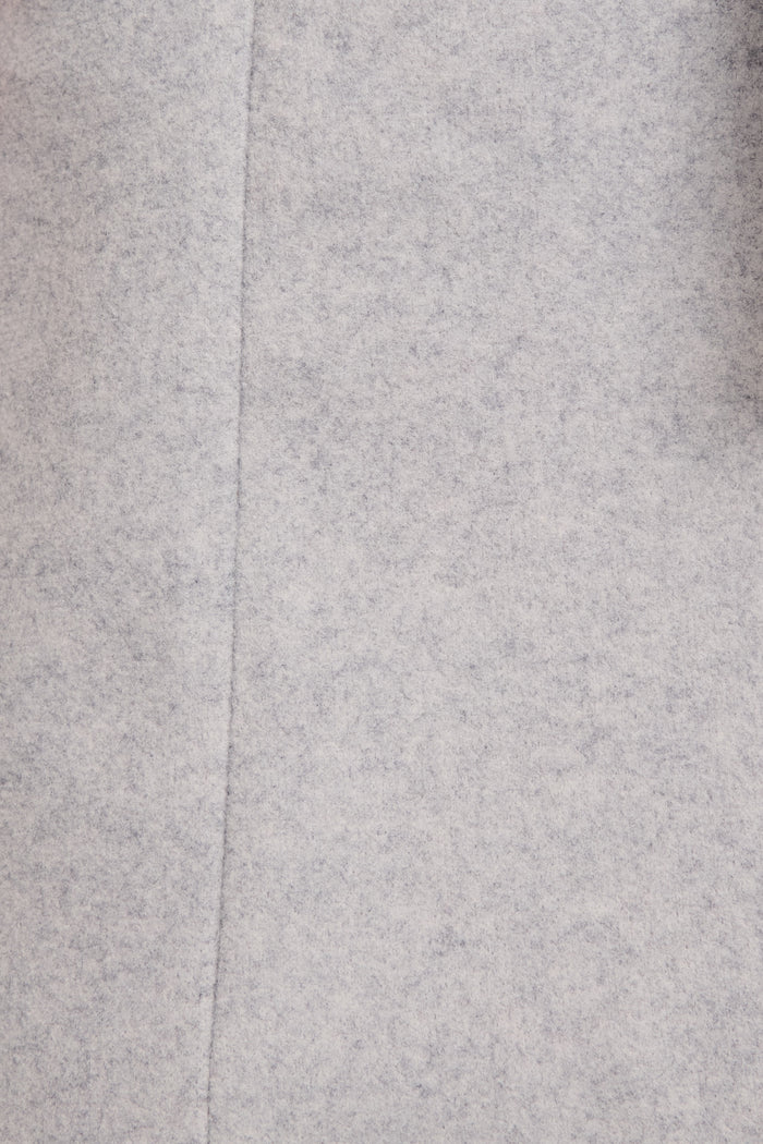 Garcelle Coat in Light Grey fabric