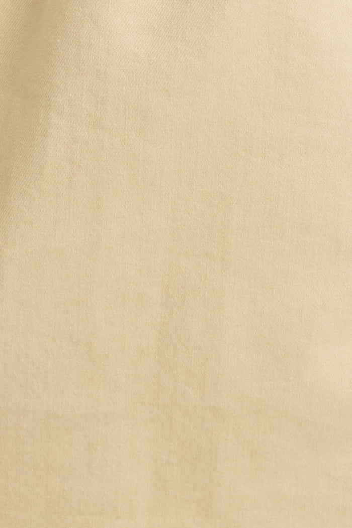 Reckless Shirt Dress in Beige Denim fabric
