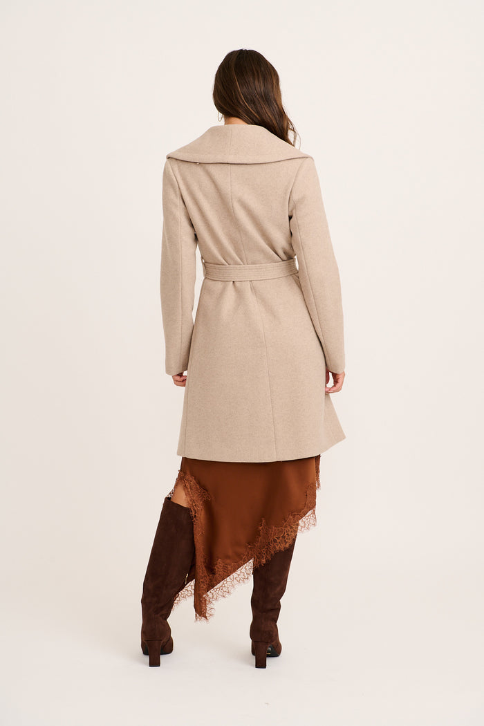 Garcelle Coat in Latte back