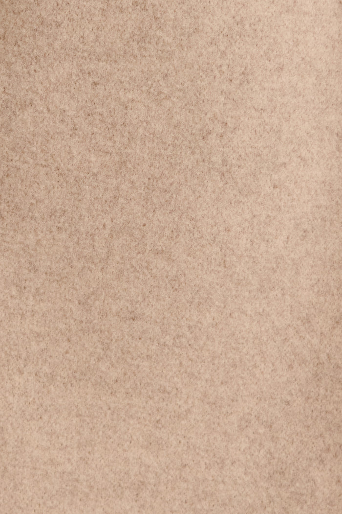 Garcelle Coat in Latte fabric