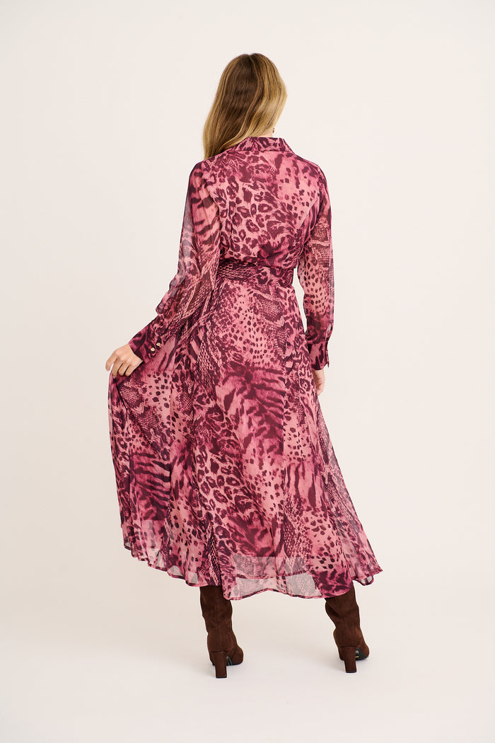 strapless open back dress Macy Floral Babydoll Dress