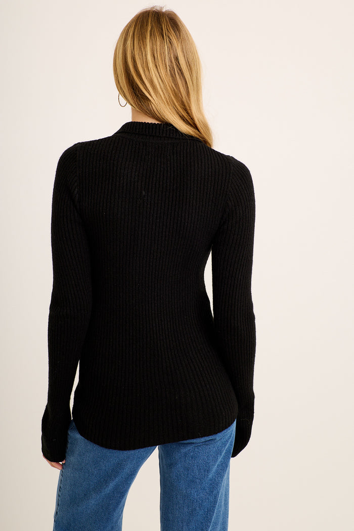 Antonia Knit in Black back