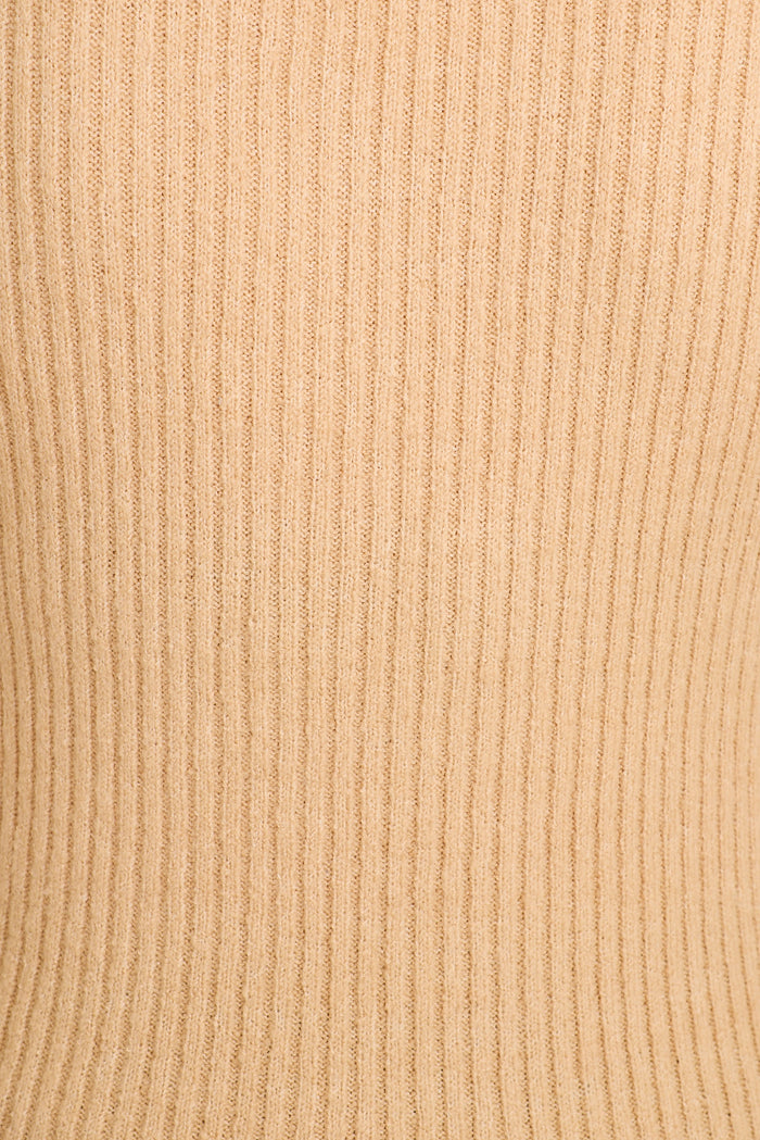 Antonia Knit in Light Brown fabric