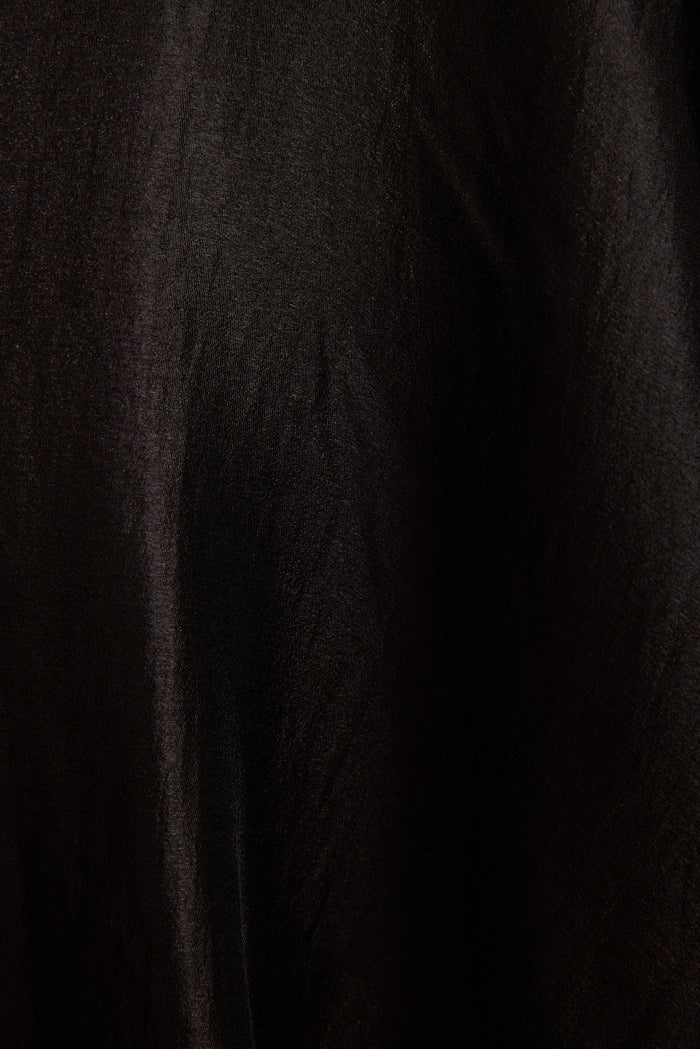 Rose Twirl Dress in Black fabric