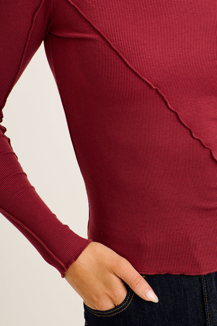 Esme Top in Wine detail