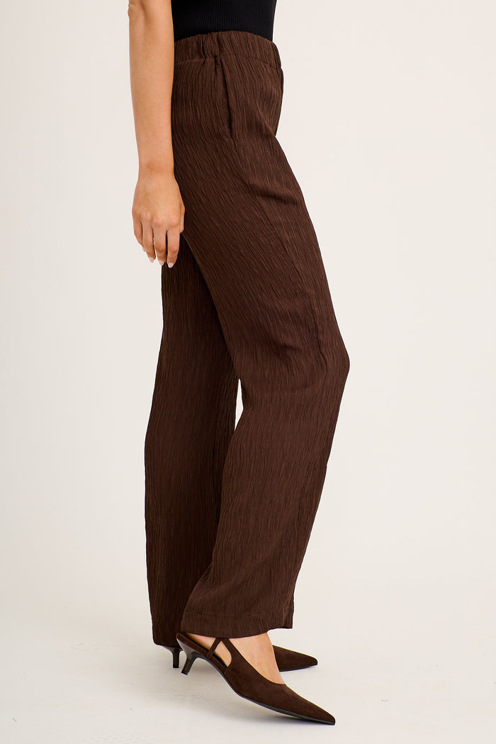 Carino Pant in Chocolate side
