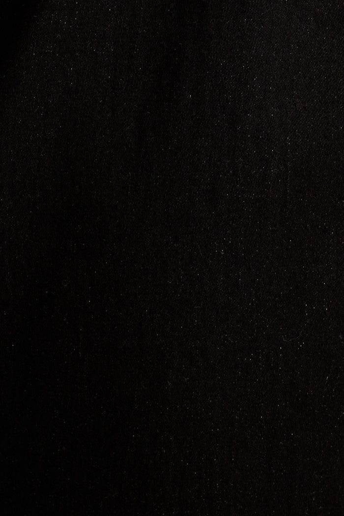 Avenue Maxi Dress in Black Denim fabric
