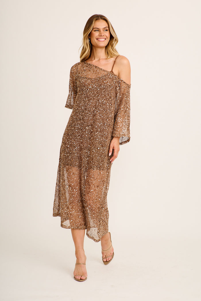 st frock sequin dress Amoretto Dress In Hot Pink Sequin St Frock