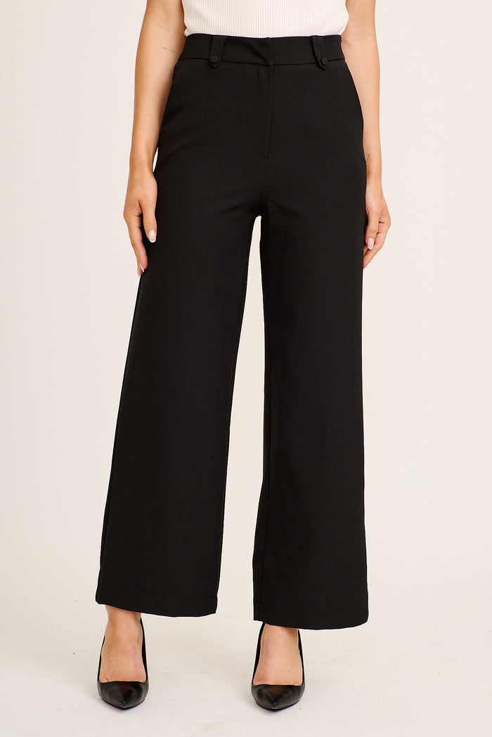 Reinvent Wide Leg Pant in Black