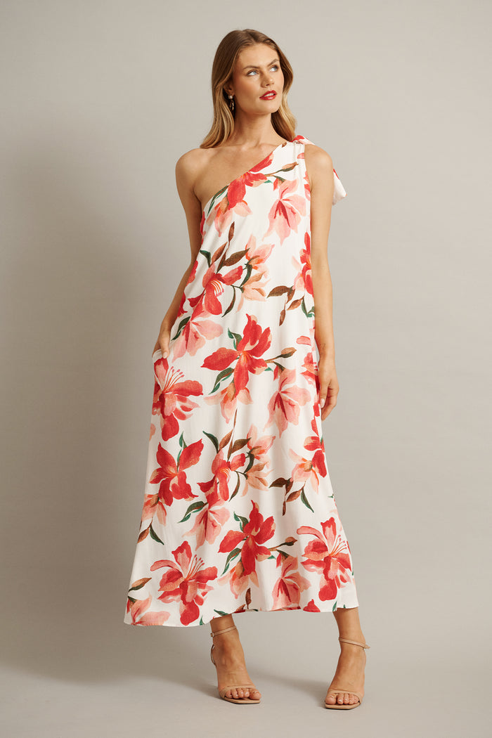 red and white one shoulder dress Jovani 23886 White One Shoulder Cocktail Dress