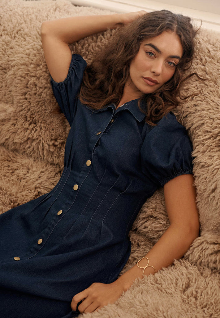 princess polly baby blue dress Women's Work Dresses | Office Dresses main image 0