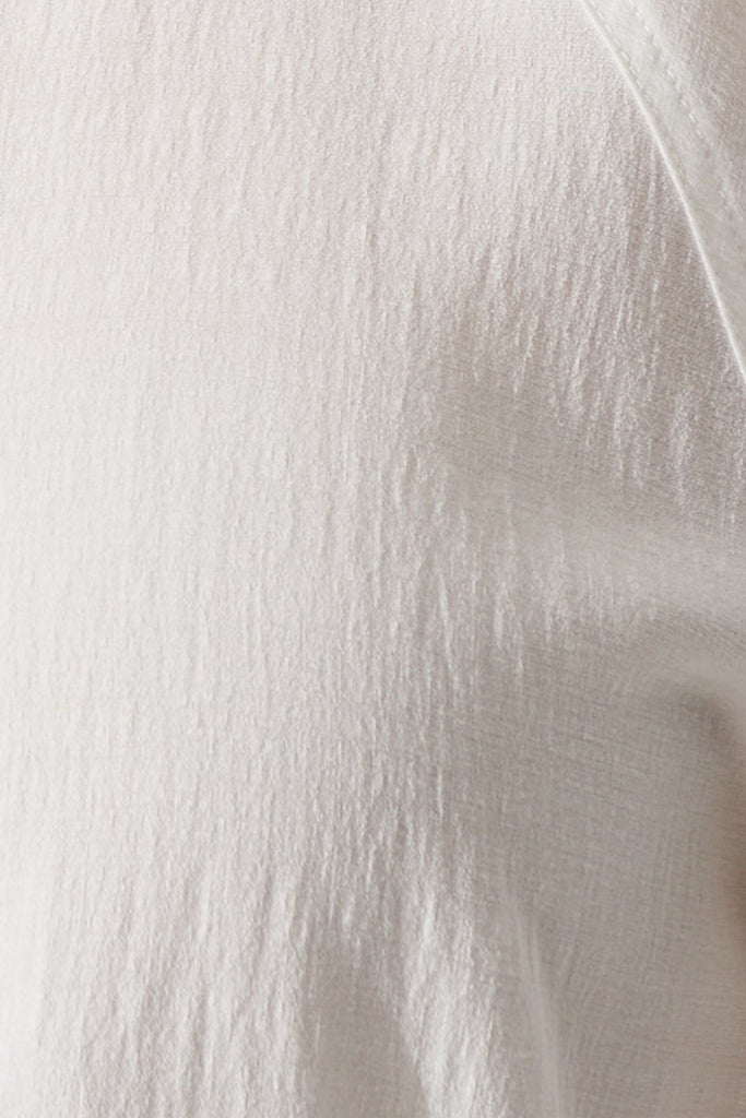 Erin Shirt In White - fabric