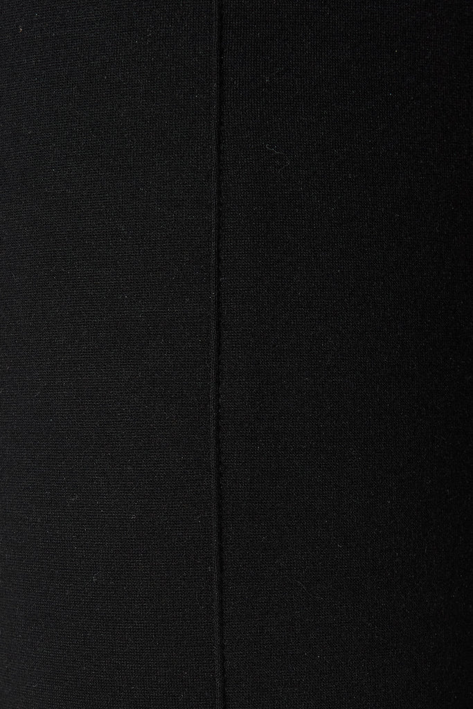 Workflow Stretch Pocket Zip Pants in Black - fabric