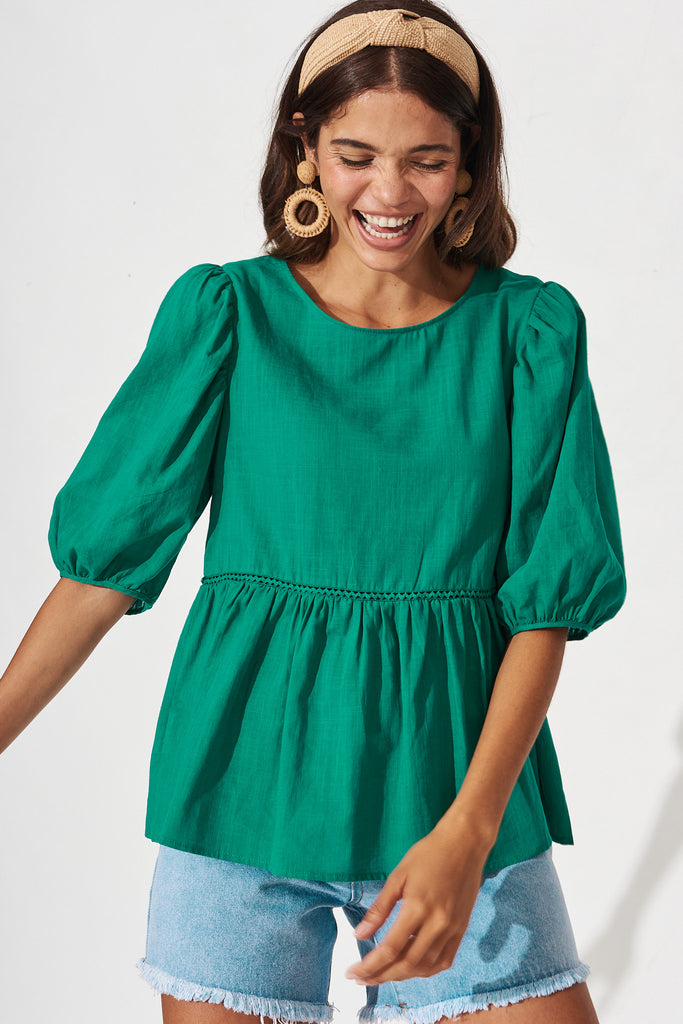 Stacy Top In Green