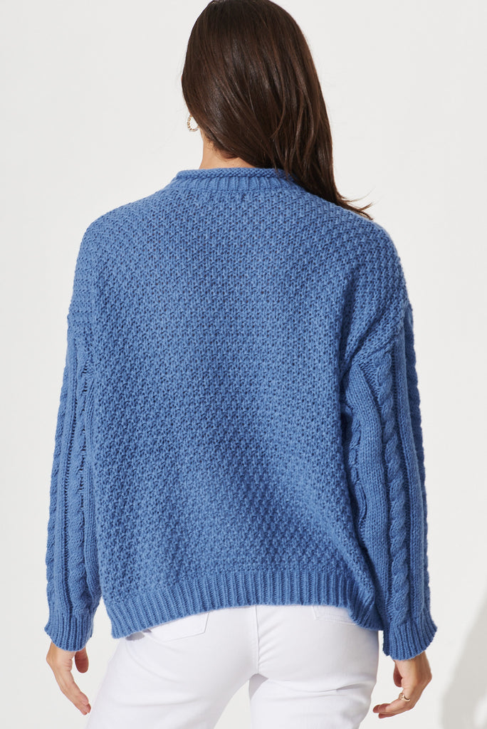 Camden Knit In Blue - back