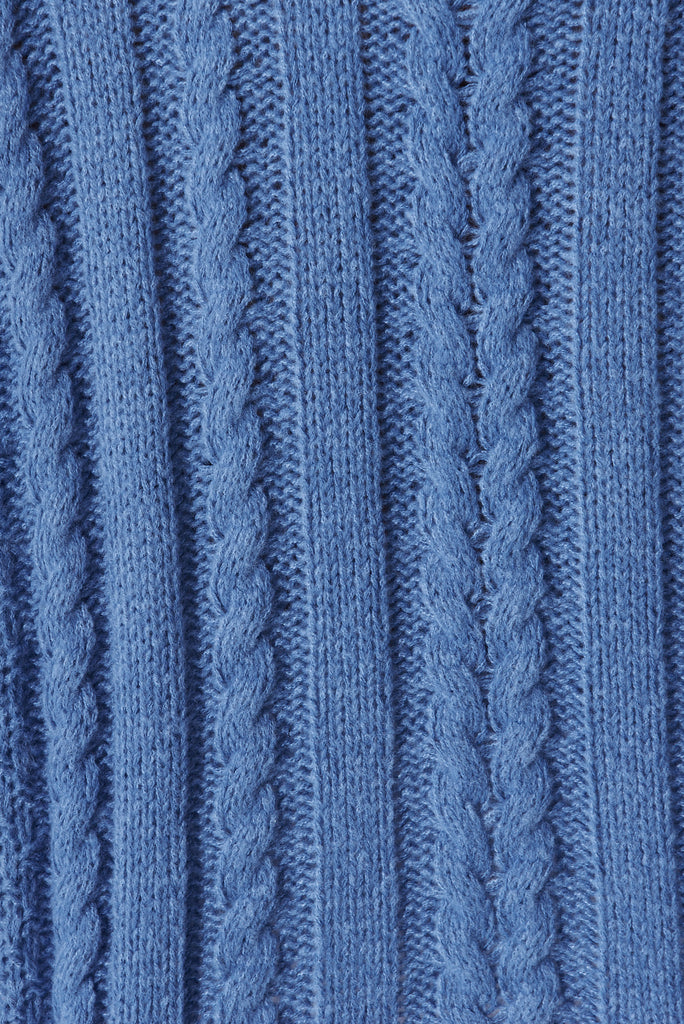 Camden Knit In Blue - fabric