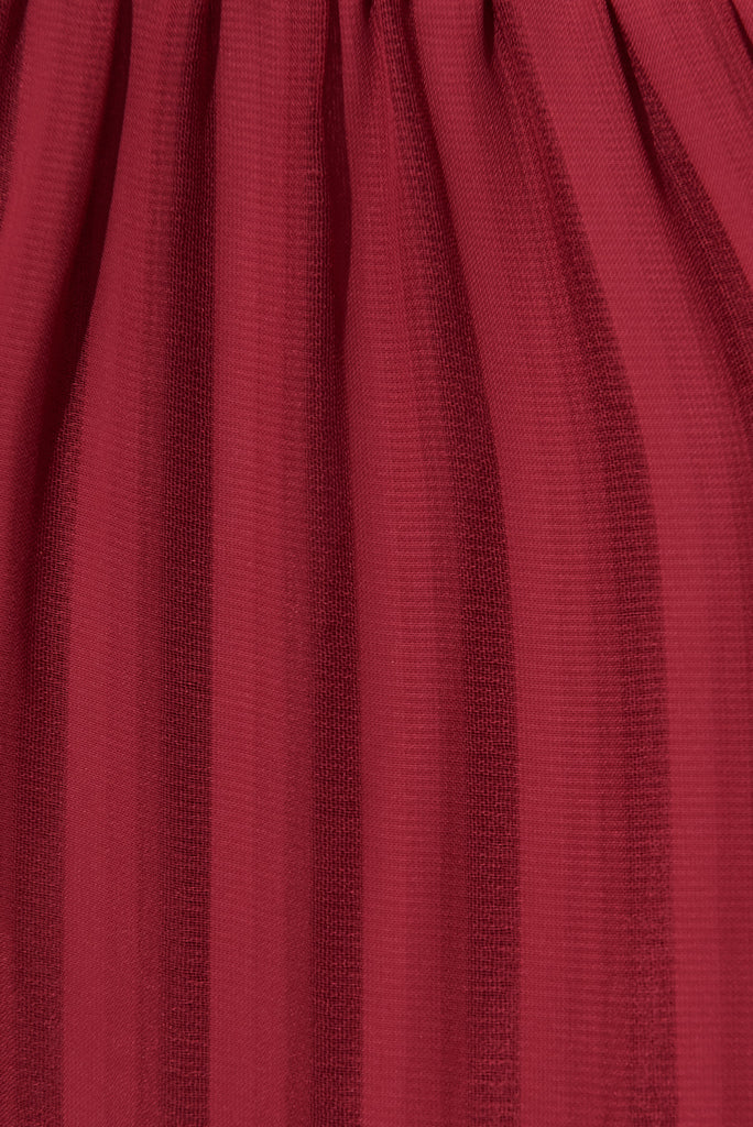 Modical Midi Dress In Berry Chiffon – St Frock