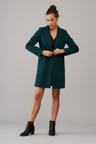 Prato Coat In Emerald St Frock Prato Coat In Emerald St Frock
