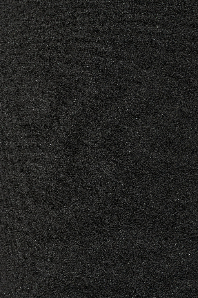 Inka Midi Dress in Black - Fabric