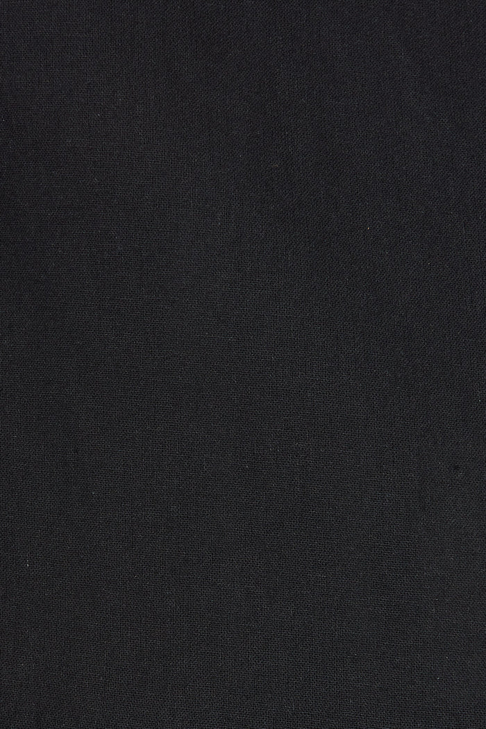 Blaire Shirt Dress In Black - Fabric