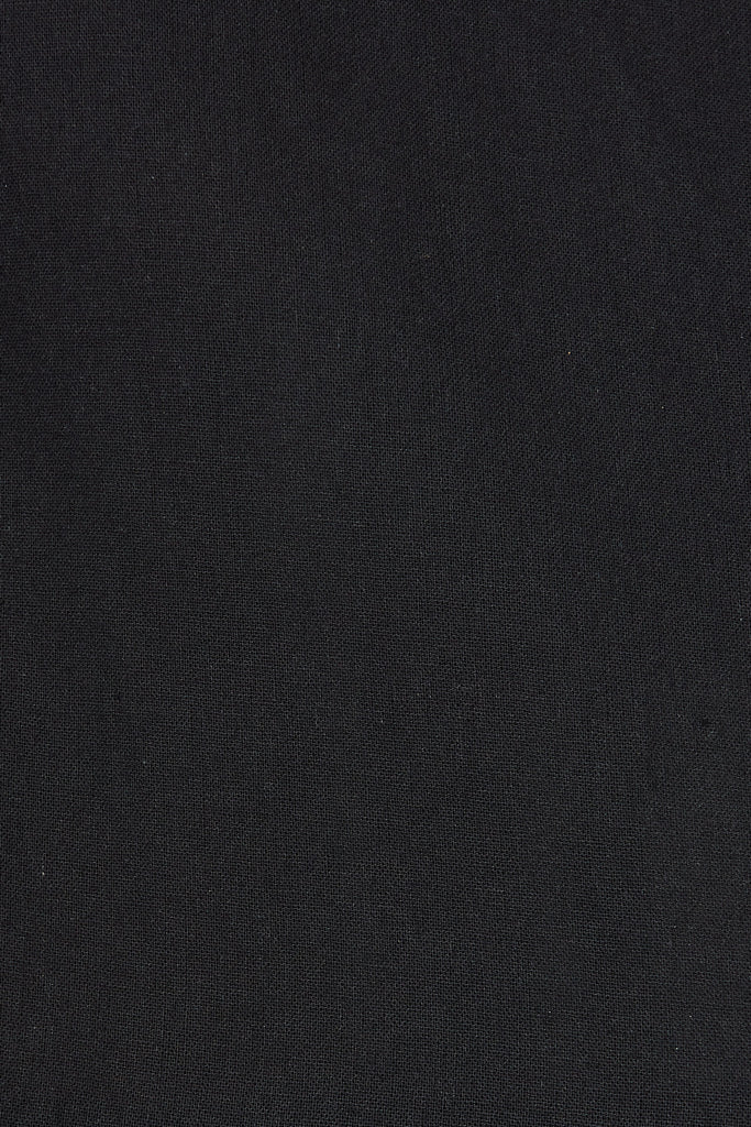 Blaire Shirt Dress In Black - Fabric