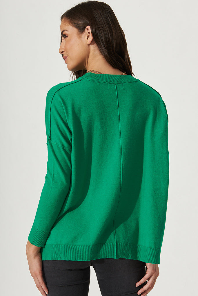 Miranda Knit in Green - Back