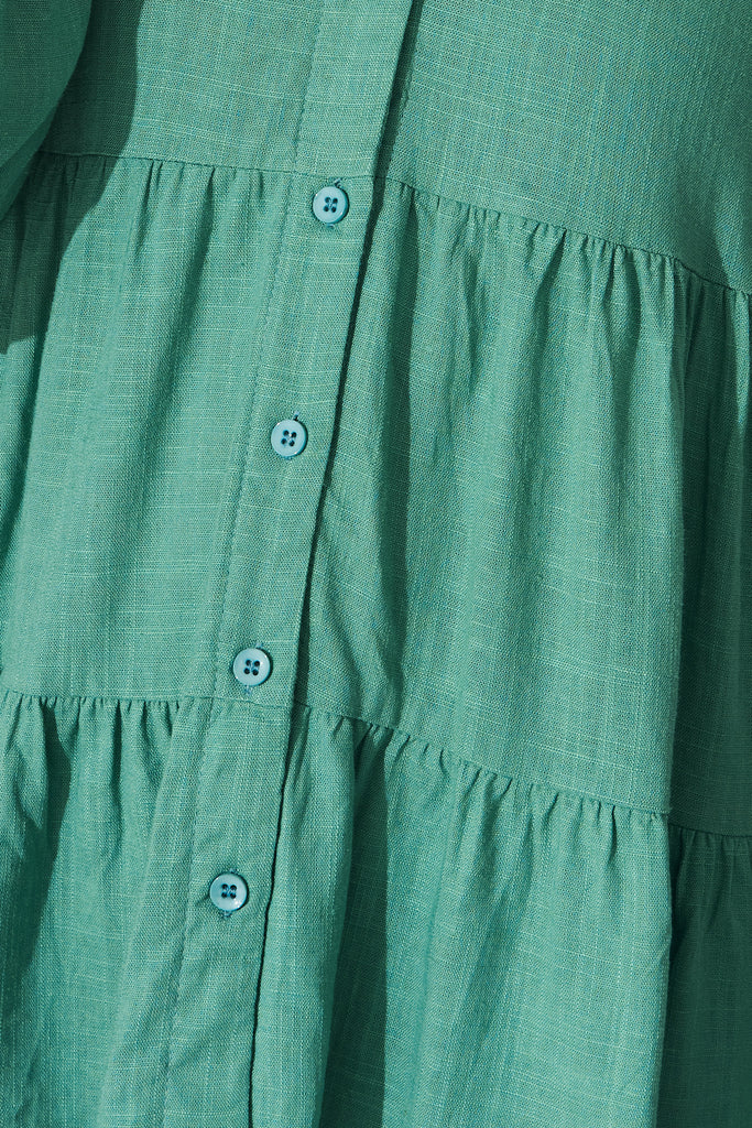 Agnes Shirt In Green - Detail
