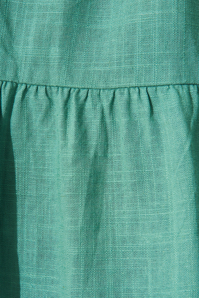 Agnes Shirt In Green - Fabric