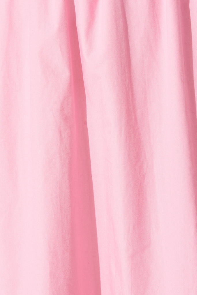 Joselle Maxi Dress In Pink - Fabric